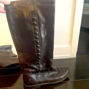 Brown Frye Knee-high boots
